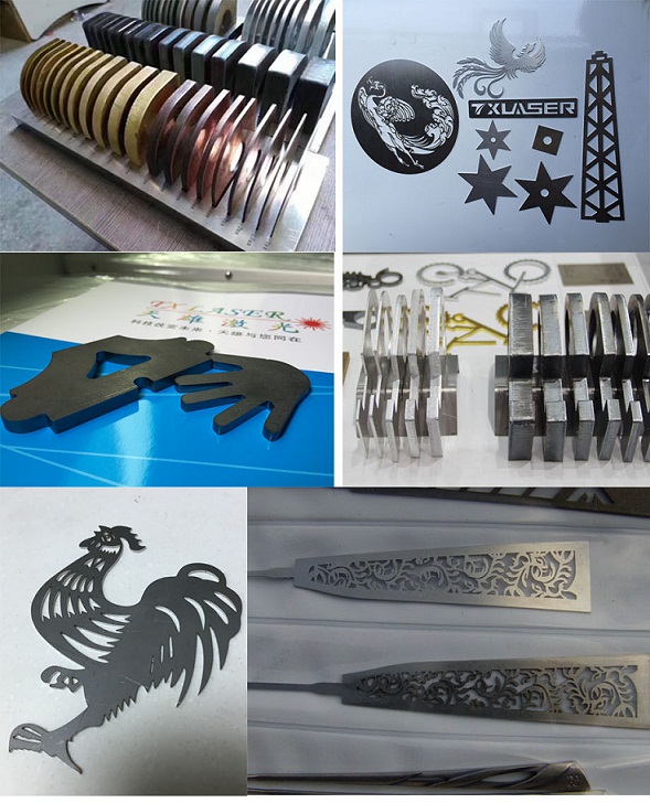 机械手激光切割加工样品